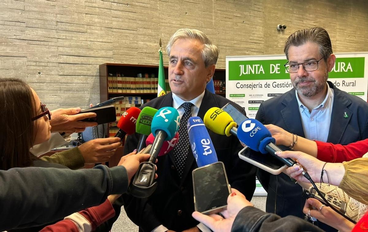 El consejero de Gestión Forestal, Ignacio Higuero, este lunes en Mérida.