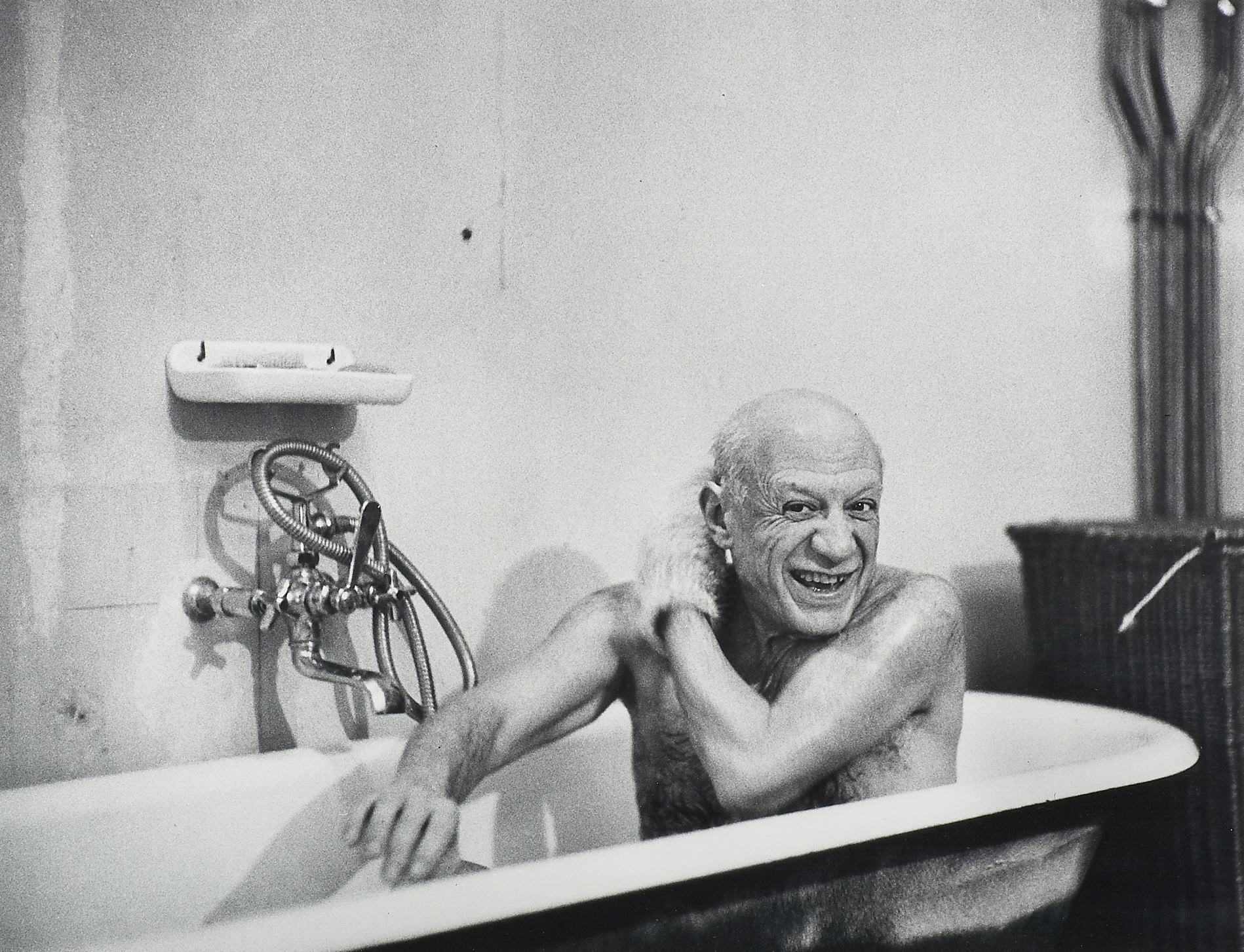 Fotografía de Picasso de David Douglas Duncan (1956).