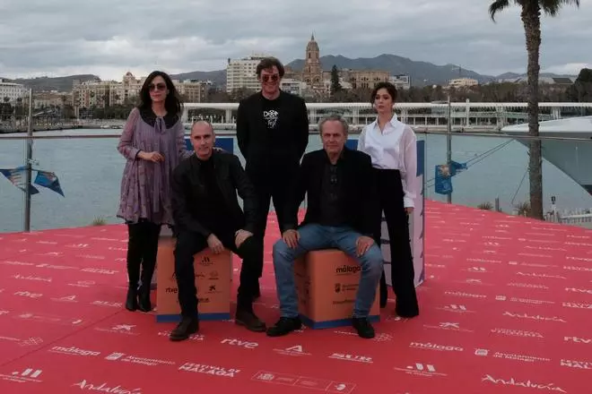 El photocall de 'Puntos suspensivos' en el Festival de Cine de Málaga