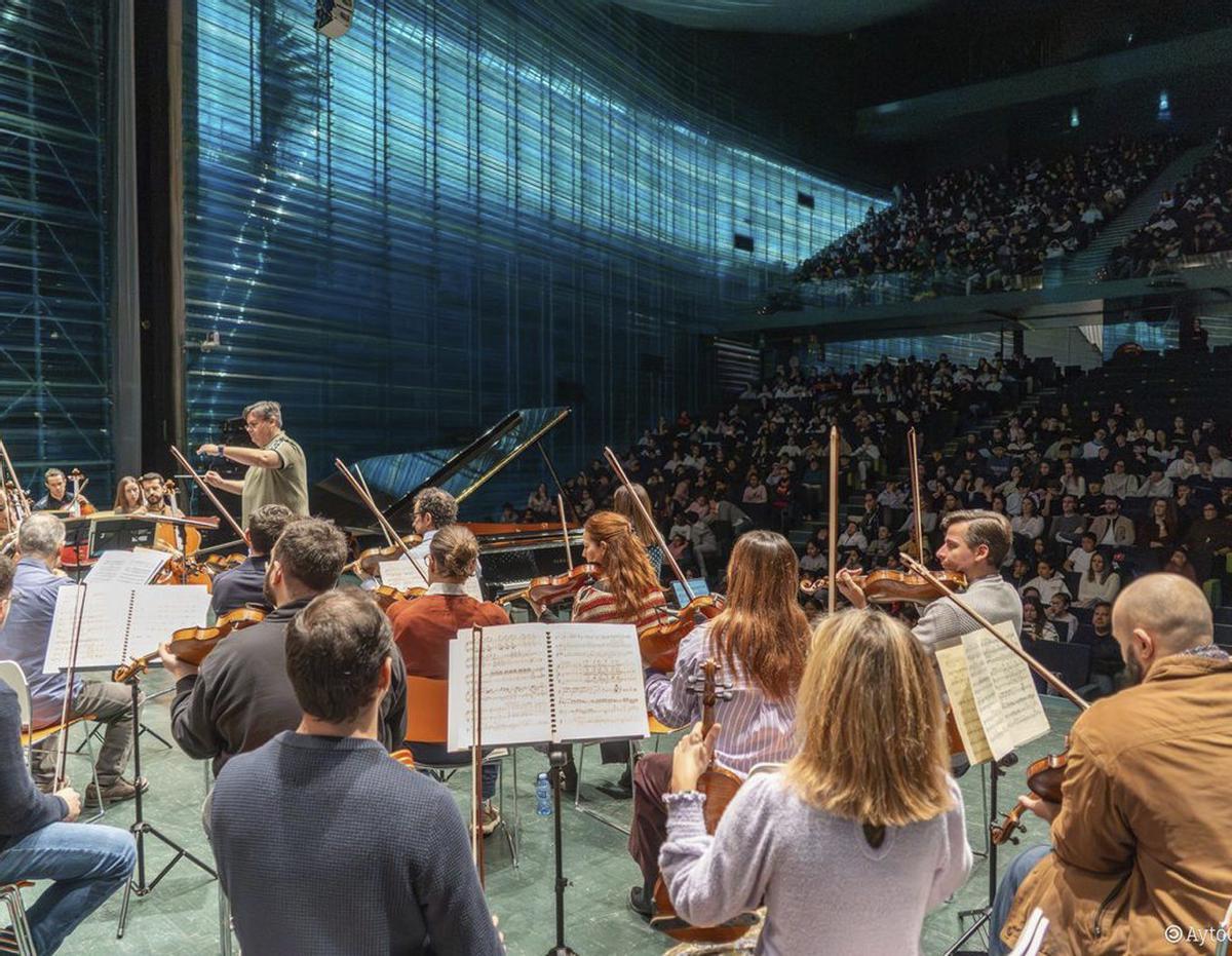 Concierto didáctico de Entre Cuerdas y Metales en el Auditorio El Batel de Cartagena