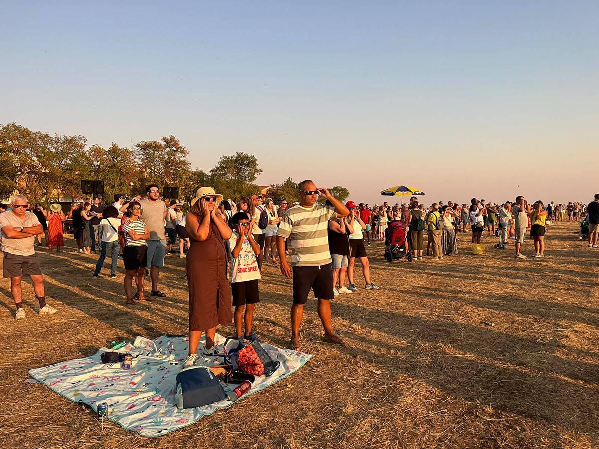 GALERÍA | Toro oscurecido con motivo del eclipse
