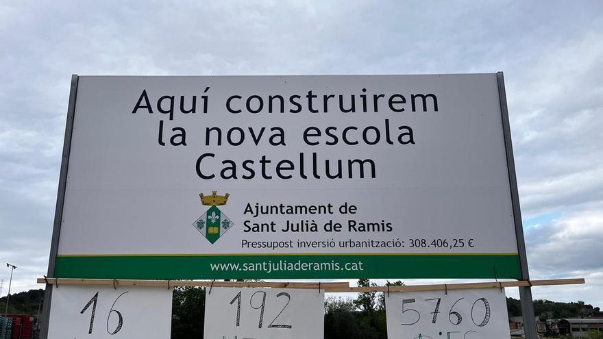 ERC insta el Govern a prioritzar la nova escola Castellum i acabar amb els barracons a Sant Julià de Ramis