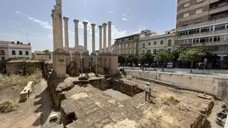 Cultura acomete una actuación de limpieza y desbroce en el Templo Romano