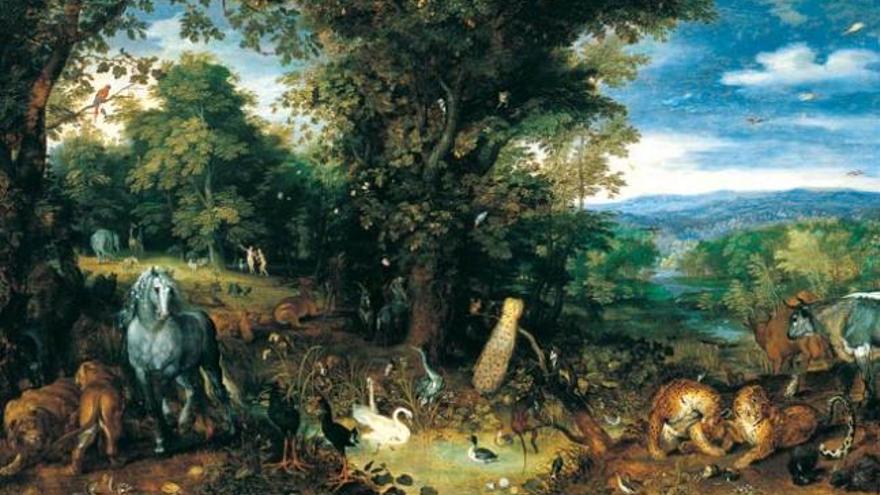 «El jardín del Edén», de Jan Brueghel el Viejo (1610-1612).