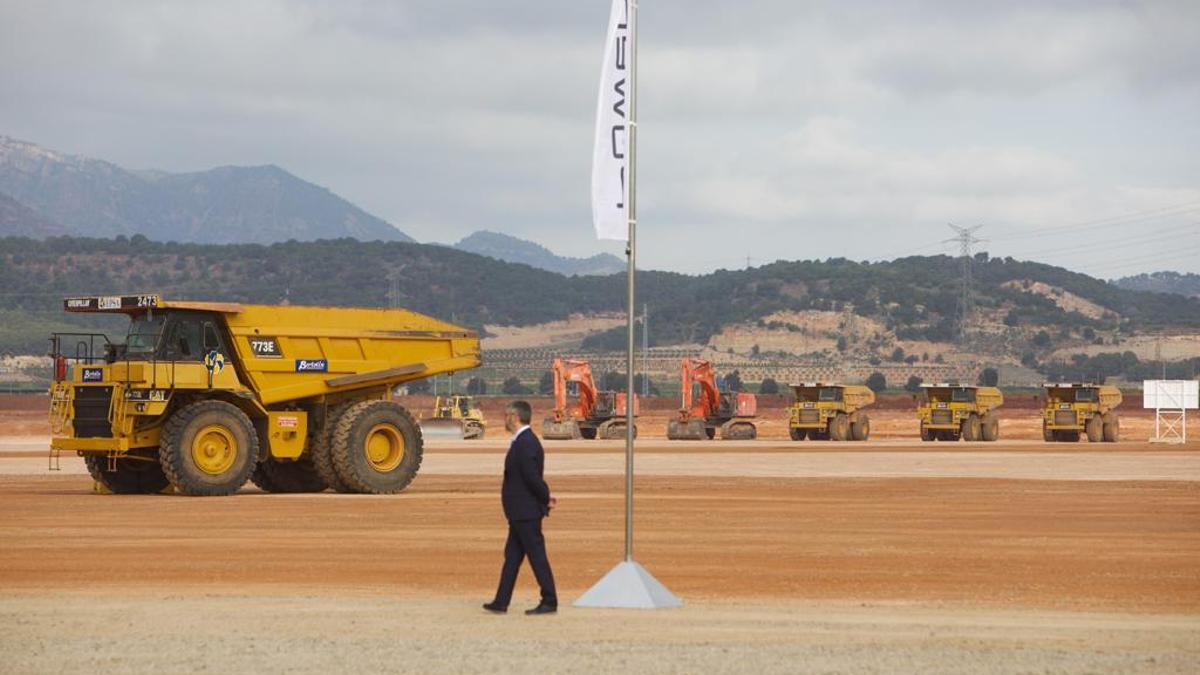 Felipe VI, Pedro Sánchez y Ximo Puig presiden el acto de iniciación de las obras de la gigafactoría de Sagunt