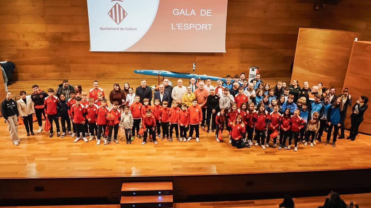 Una imagen de la última gala del deporte celebrada en Cullera.