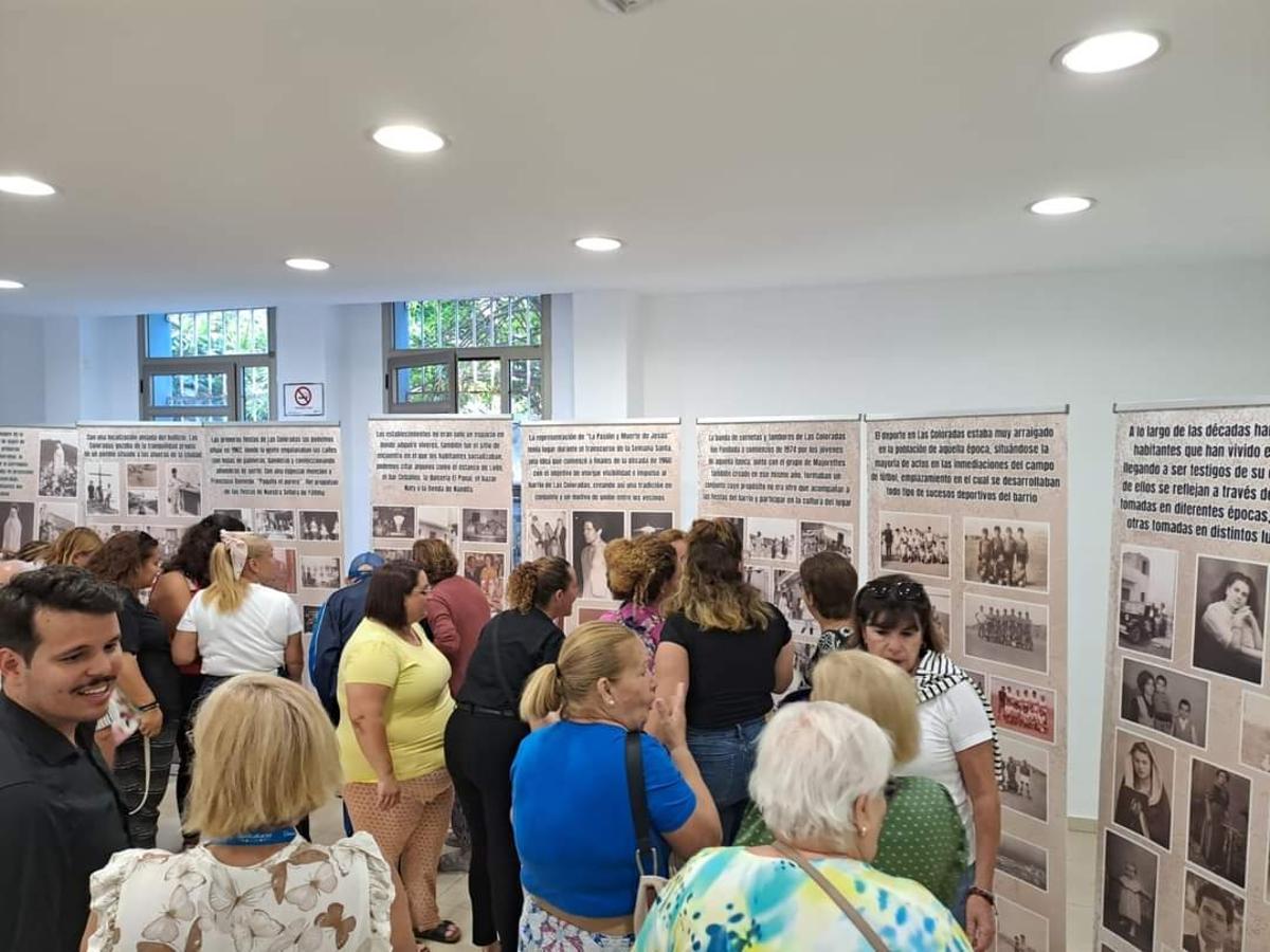 Inauguración de la exposición, el pasado viernes.