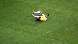 CAF0764. SALVADOR (BRASIL), 19/06/2019.- Gabriel Jesús de Brasil, durante el partido Brasil-Venezuela del Grupo A de la Copa América de Fútbol 2019, en el Estadio Arena Fonte Nova de Salvador, Brasil, hoy 18 de junio de 2019. EFE/Raul Spinassé