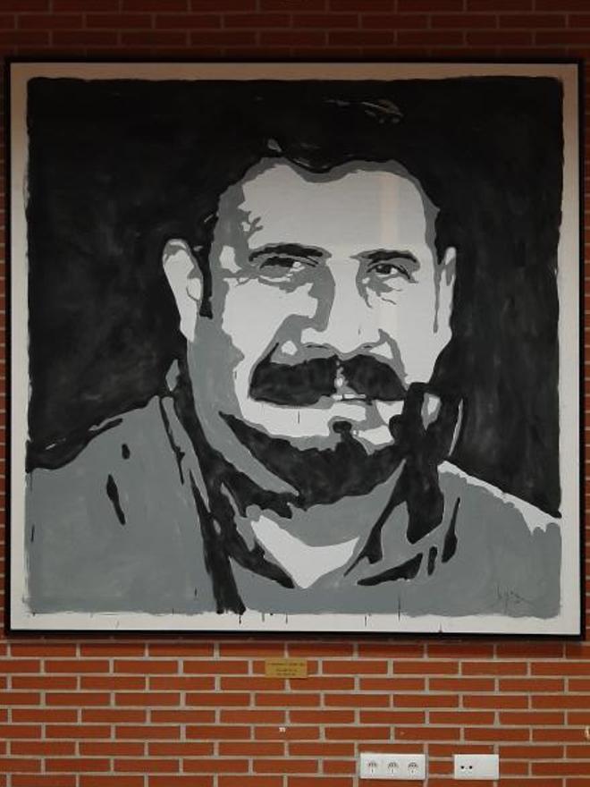 Mural de homenaje a Aurelio Argel en Soto del Rey