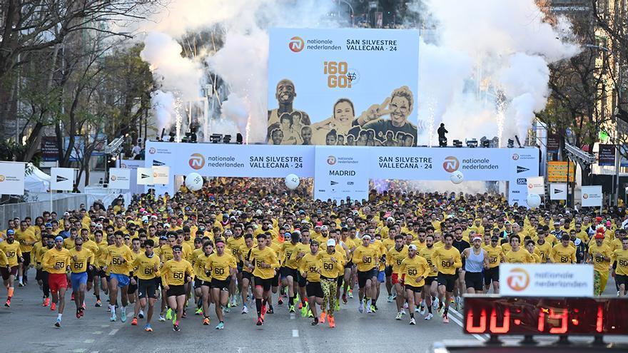 La San Silvestre Vallecana celebra su sesenta aniversario con 42.000 corredores