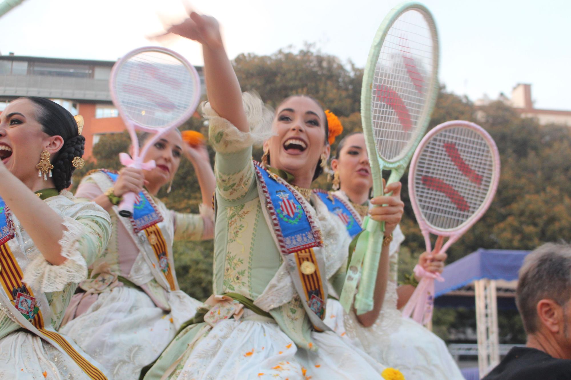 Fin de Feria para Carmen, Nerea y las cortes 2022 en la Batalla de Flores