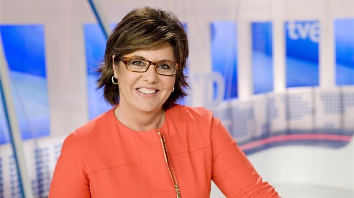 La periodista de TVE María Escario. La periodista de TVE María Escario.