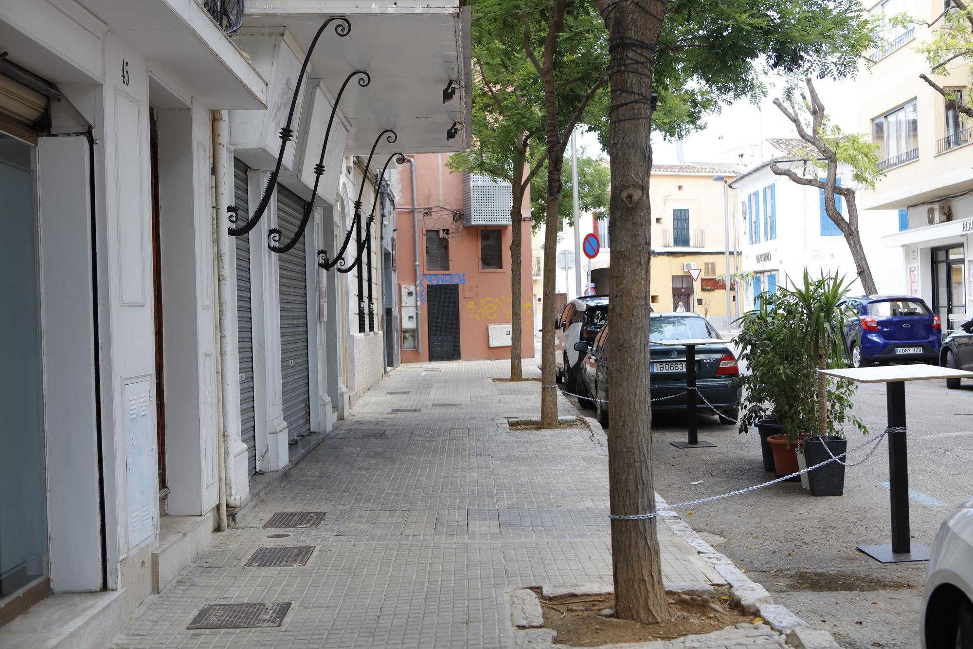 Erinnerung an die Corona-Terrassen in Palma