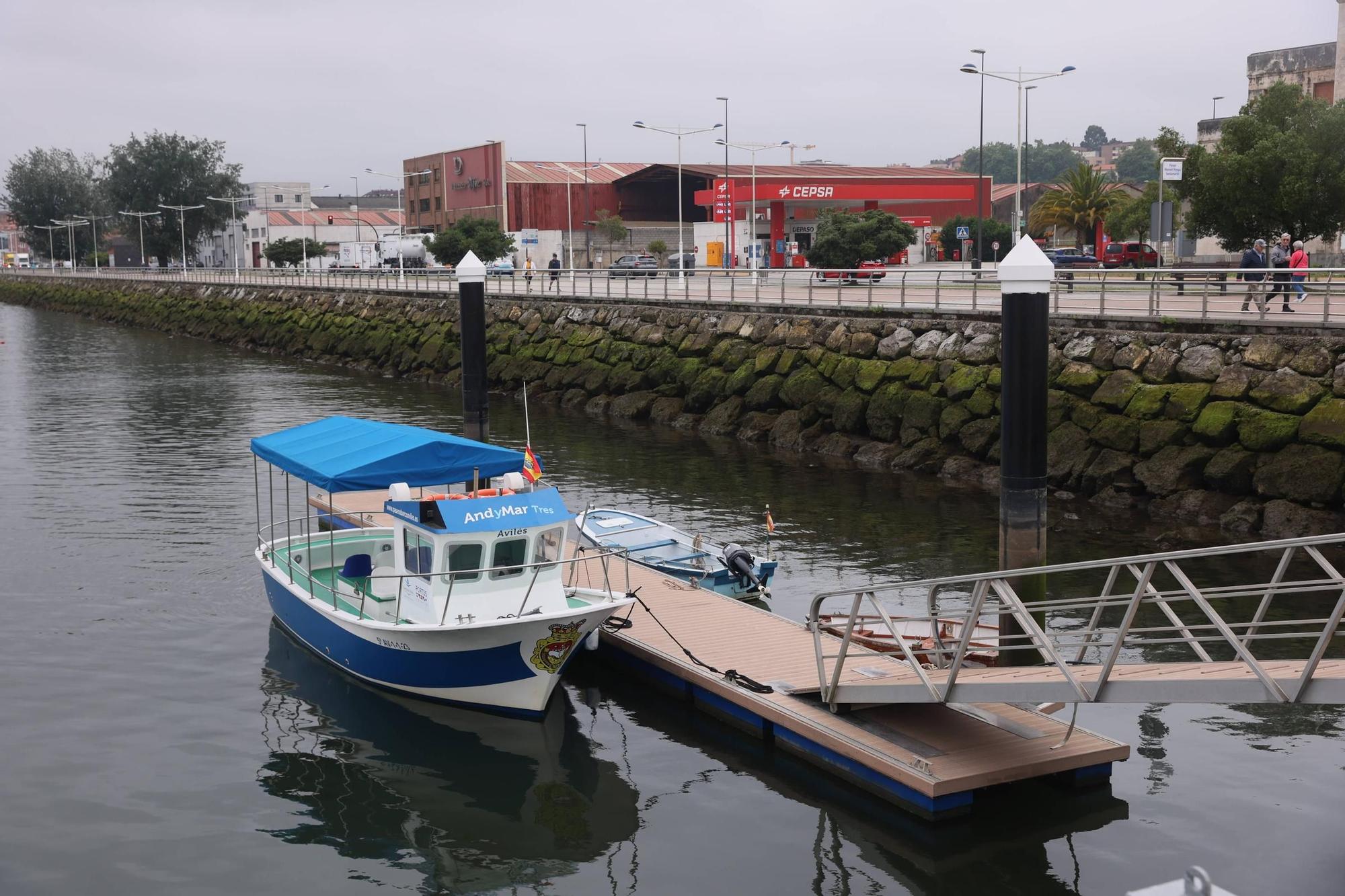 Regresan los paseos en lancha por la ría de Avilés: y hay novedades