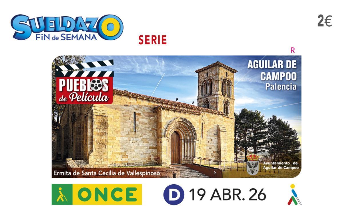 Cupón del Sueldazo del Fin de Semana de la ONCE de este domingo 19 de abril