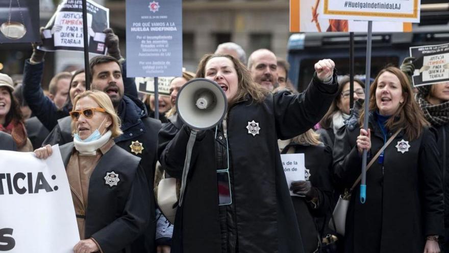 Los letrados de Justicia llegaron a  un acuerdo tras dos meses de movilizaciones.  | EFE