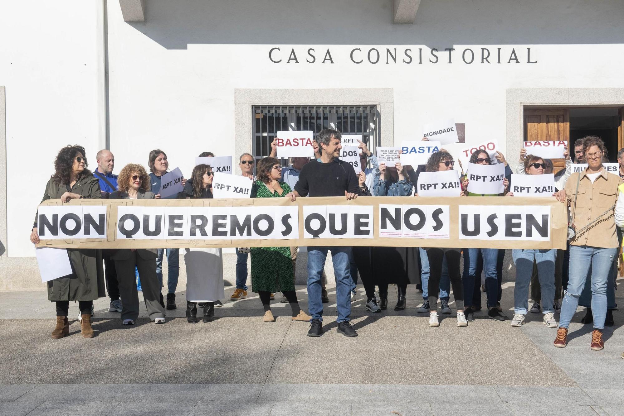 Último pleno de María Pan como alcaldesa de Cambre