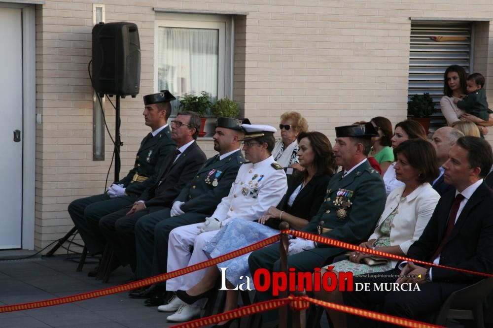 Izado de bandera en Lorca por la Hispanidad