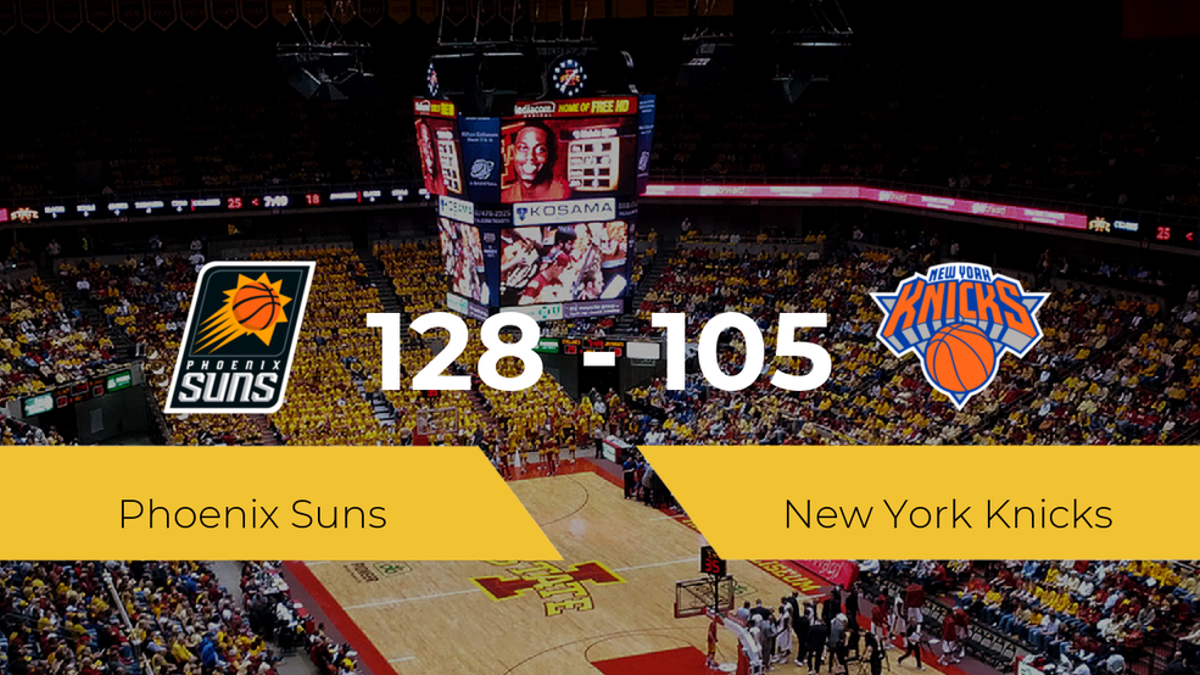 Phoenix Suns se hace con la victoria contra New York Knicks por 128-105