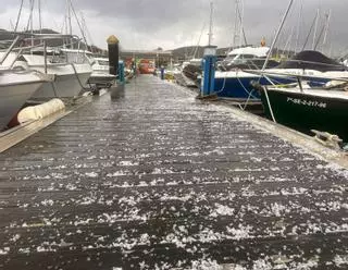 Granizo, fuertes lluvias e inundaciones en un Sábado Santo en alerta naranja