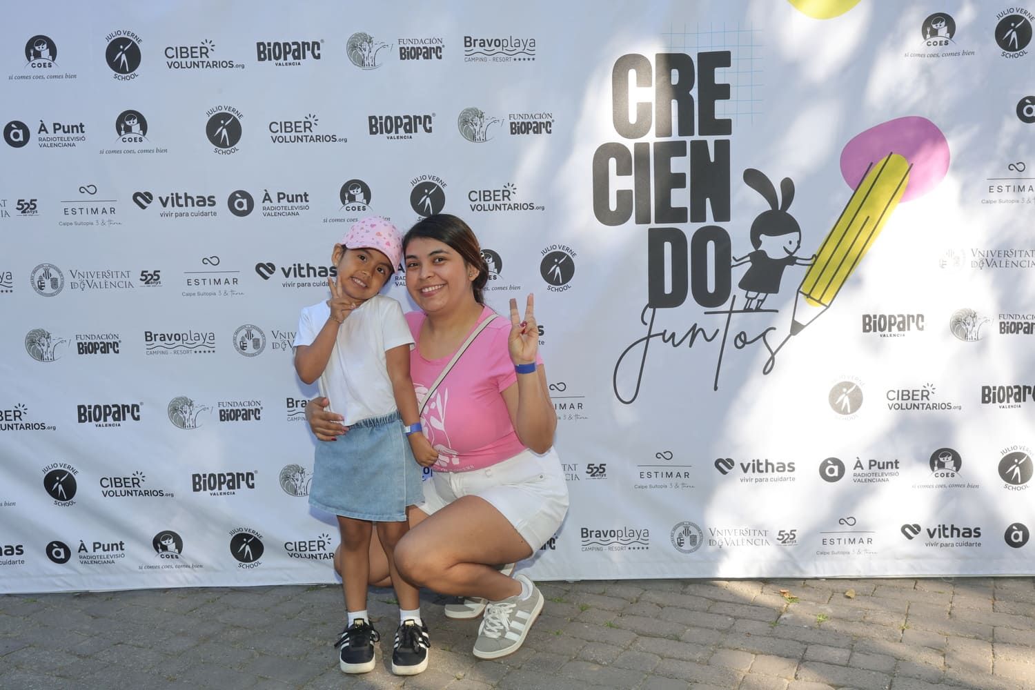 'Creciendo Juntos' en Bioparc València: photocall de todos los asistentes