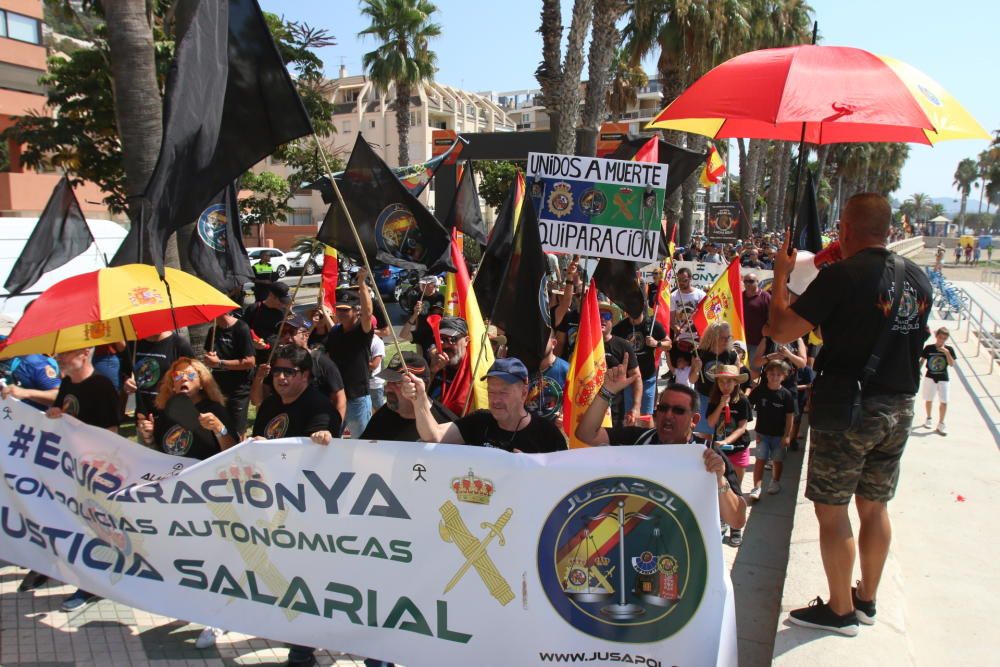 Manifestación de Jusapol por la equiparación salarial