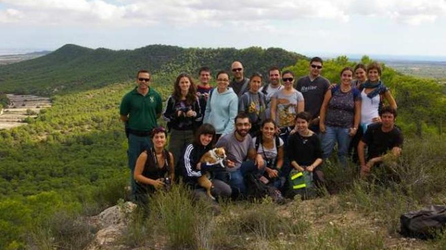 Imagen de la visita de los alumnos de la Universidad de Murcia.