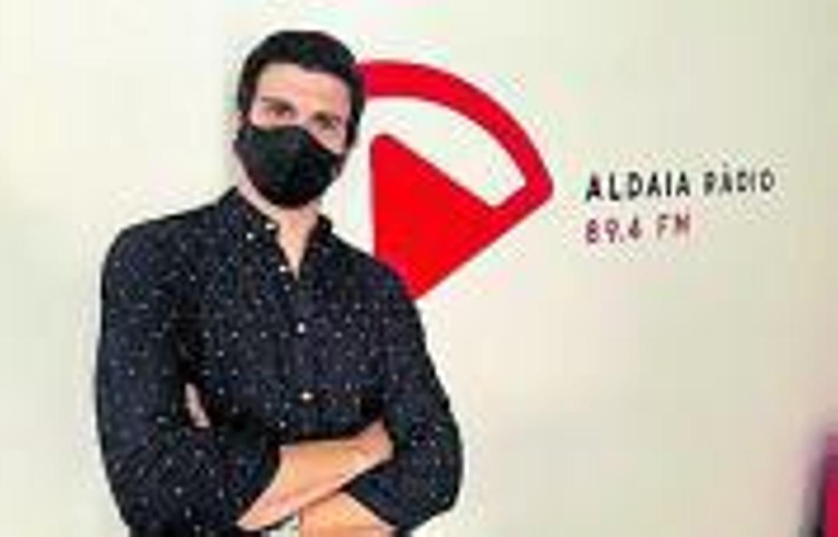 Pascual Andreu, en Aldaia Ràdio. | A.A.