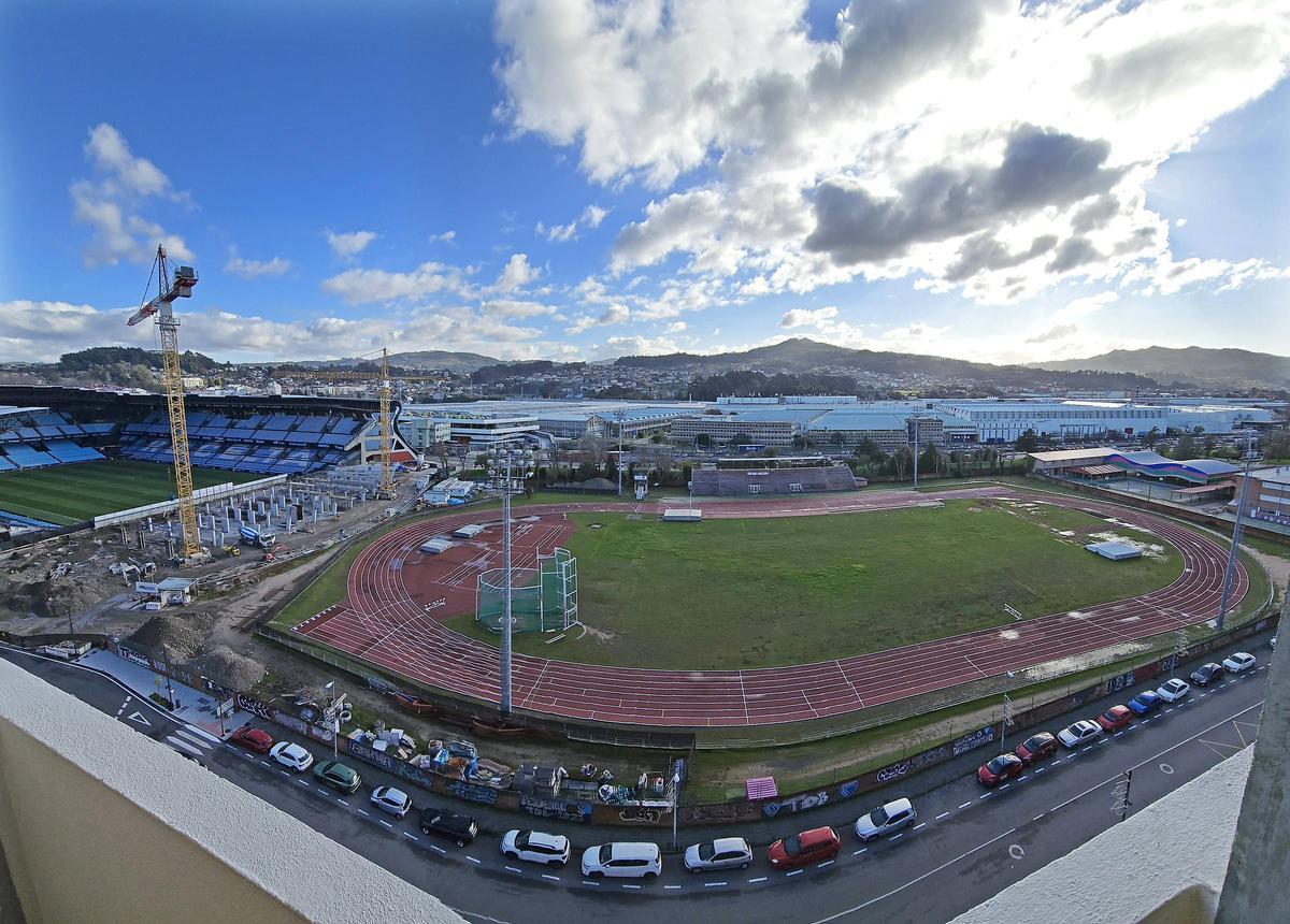Estadio municipal de atletismo de Balaídos.