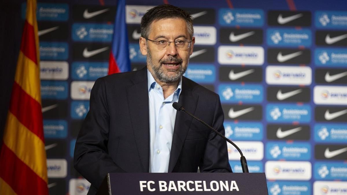 Bartomeu, en la presentación de Jasikevicius.