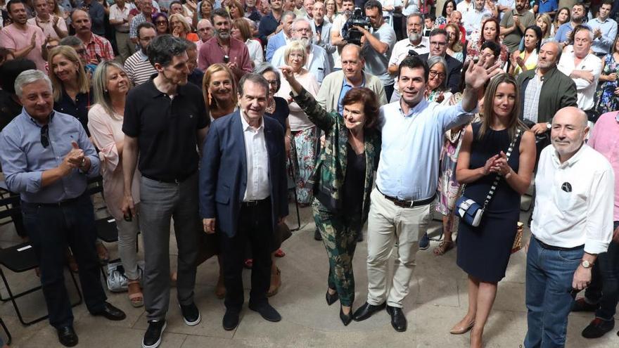 Acto del PSOE en Santiago de Compostela. // Xoán Álvarez