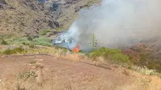 El conato de Masca recuerda la prealerta por riesgo de incendios forestales activa en Tenerife