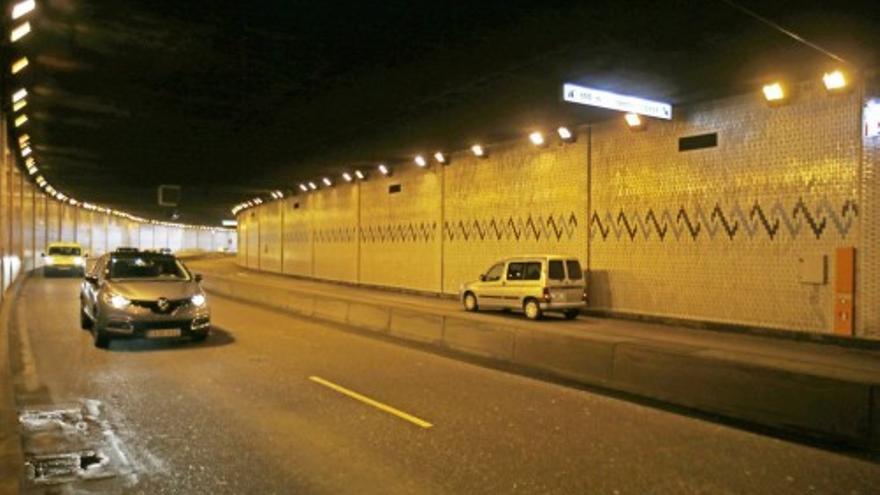 Interior del túnel de Beiramar