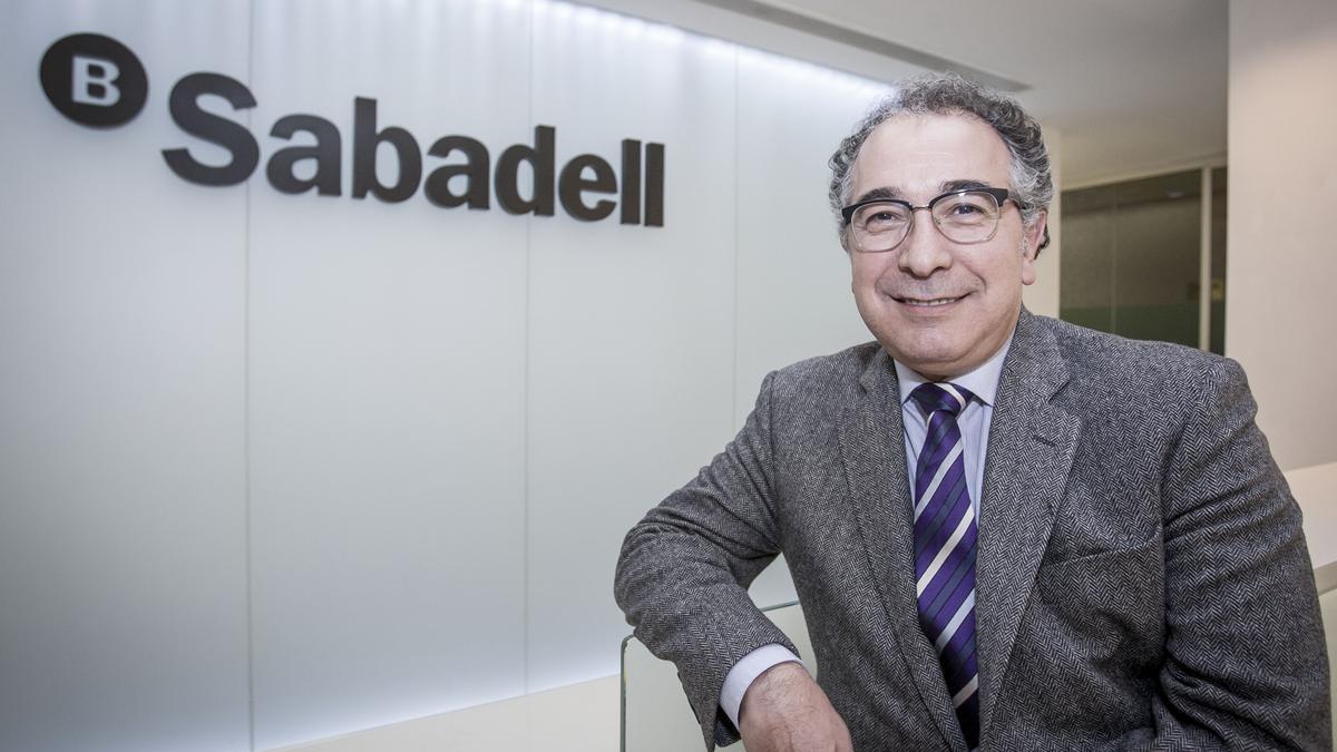 El director de Organización, Recursos y Banca de Particulares del Sabadell, Miquel Montes.