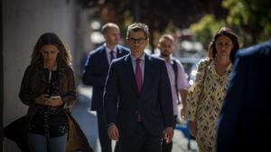 El ministro de la Presidencia, Relaciones con las Cortes y Memoria Democrática, Félix Bolaños, a su llegada al acto de conmemoración del ’proceso 1001’, en el Consejo Económico y Social, este 24 de junio de 2022 en Madrid.