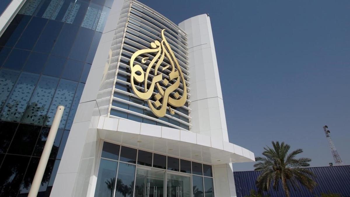 Cuartel general de la red de medios de Al Jazira, en Doha (Qatar), el 8 de junio.