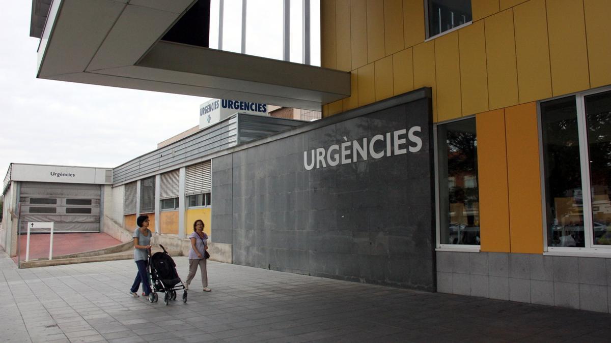Entrada de las Urgencias del Hospital Parc Taulí de Sabadell.
