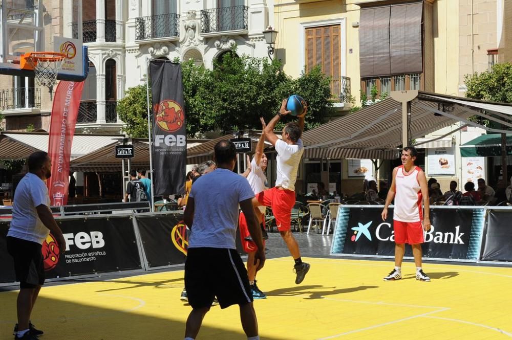 Baloncesto 3x3 en la Plaza Belluga