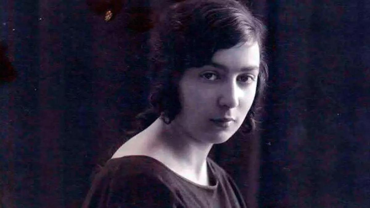 Anna Maria Dalí en una fotografía de joventud.