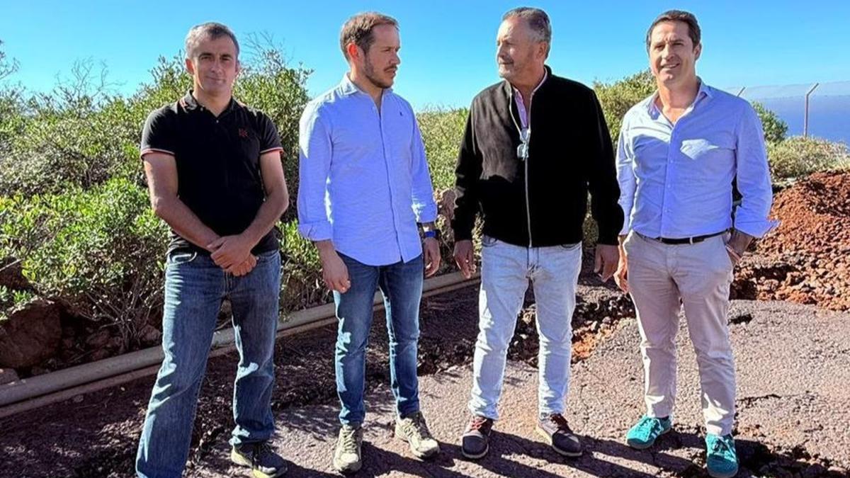 Transición Ecológica asume los trabajos de emergencia ambiental para actuar en el antiguo vertedero de Puntagorda