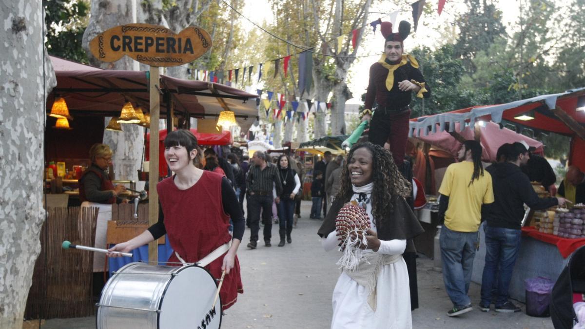 Mercado Medieval del Jardín del Salitre en 2011.