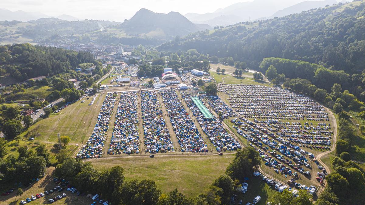 Vista aérea del Aquasella 2022