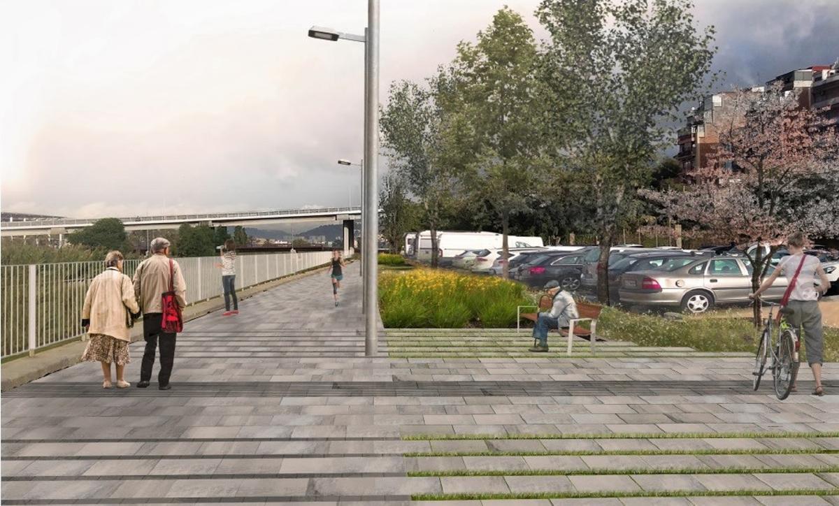 Santa Coloma aprova inicialment el projecte d’urbanització en el tram del passeig fluvial del barri de Safaretjos