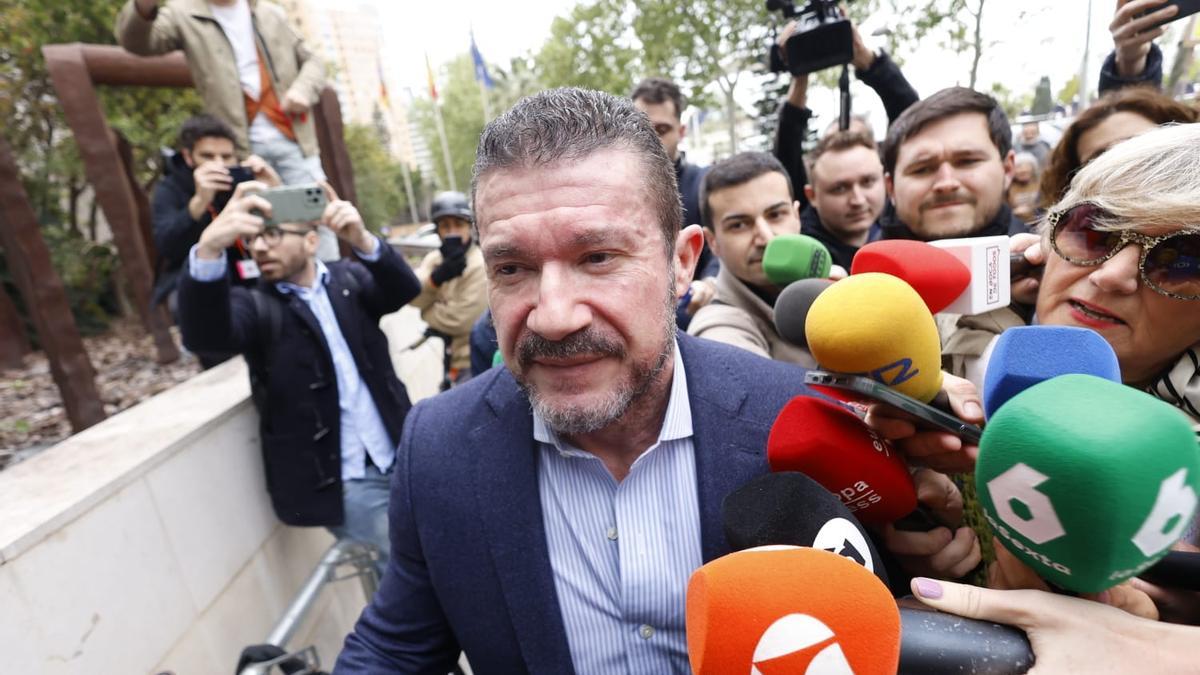 Argüeso llega a la Ciudad de la Justicia para declarar como investigado
