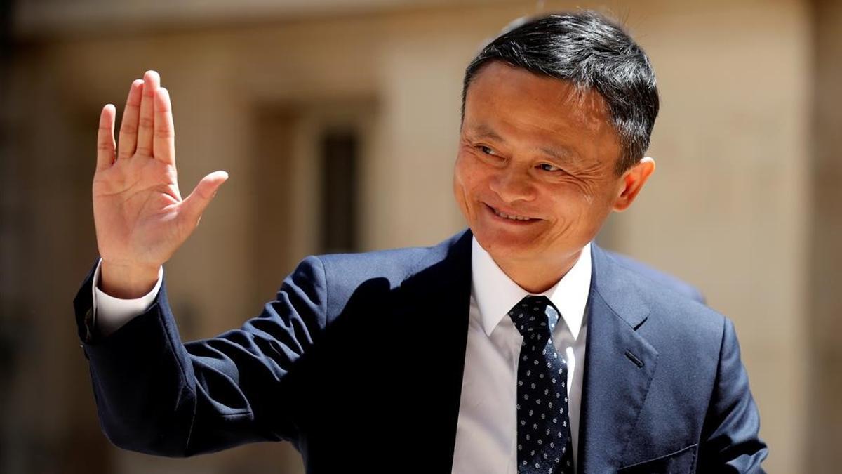 FILE PHOTO  Jack Ma  chairman of Alibaba Group arrives at the  Tech for Good  Summit in Paris  France May 15  2019  REUTERS Charles Platiau File Photo