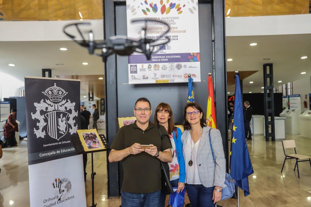 Orihuela inauguraba la segunda Feria de Formación Profesional destacando las especialidades propias que se imparten en la ciudad.