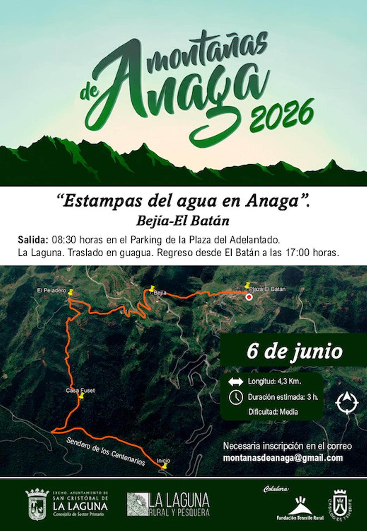 Cartel de 'Montañas de Anaga'