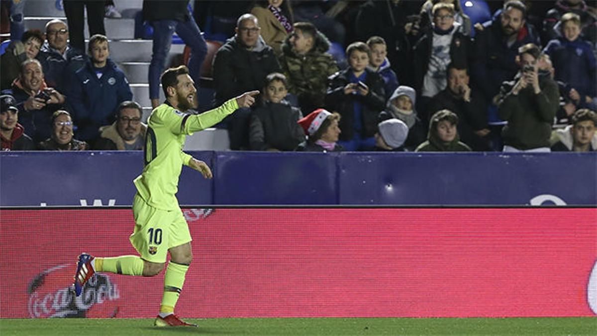 ¿De quién iba a ser? Así narró la radio el segundo gol de Messi ante el Levante