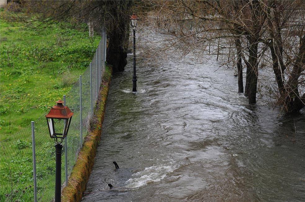 El temporal en Extremadura