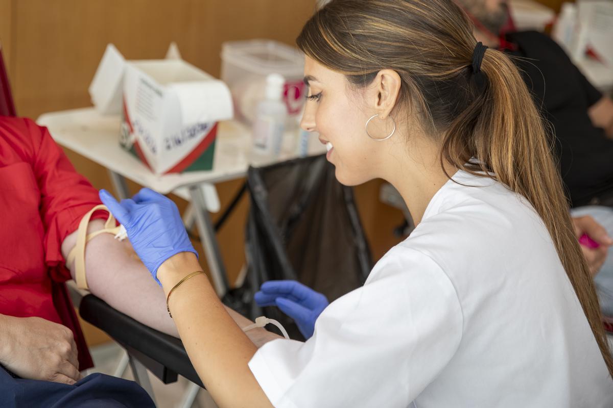 Jornada de donación de sangre en el Consell de Ibiza.